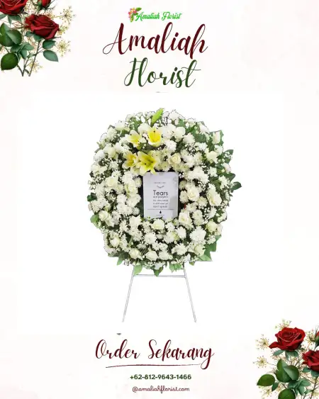 Krans Bunga Duka Pasema